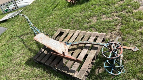 Vintage horse drawn plough