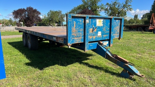 AS Marston 25ft bale trailer on 8-stud super singles, 2001