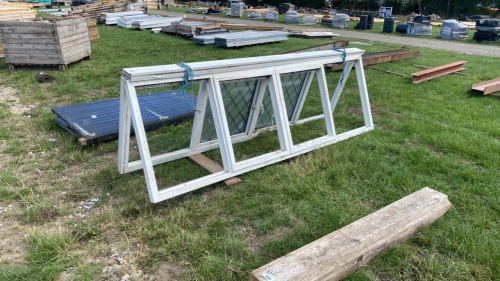 PVC window to suit conservatory 9'6"x3'