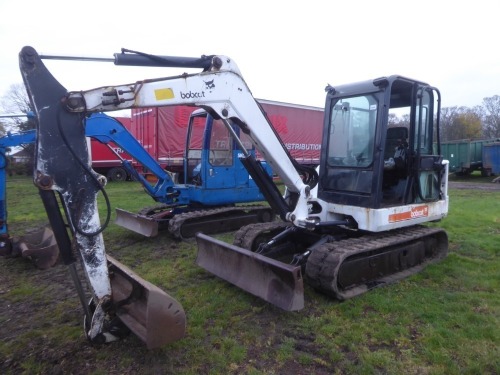Bobcat 5.3T 341 excavator, Kubota engine
