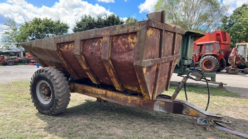 Very heavy duty dump trailer