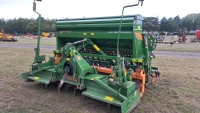 2011 Amazone KE 3000 Super power harrow and AD 3000 Super pack top drill rape kit, control box, PTO, instruction books