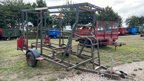 Umole pipe to site trailer