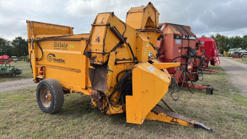 Belair Westmac straw chopper with electric control