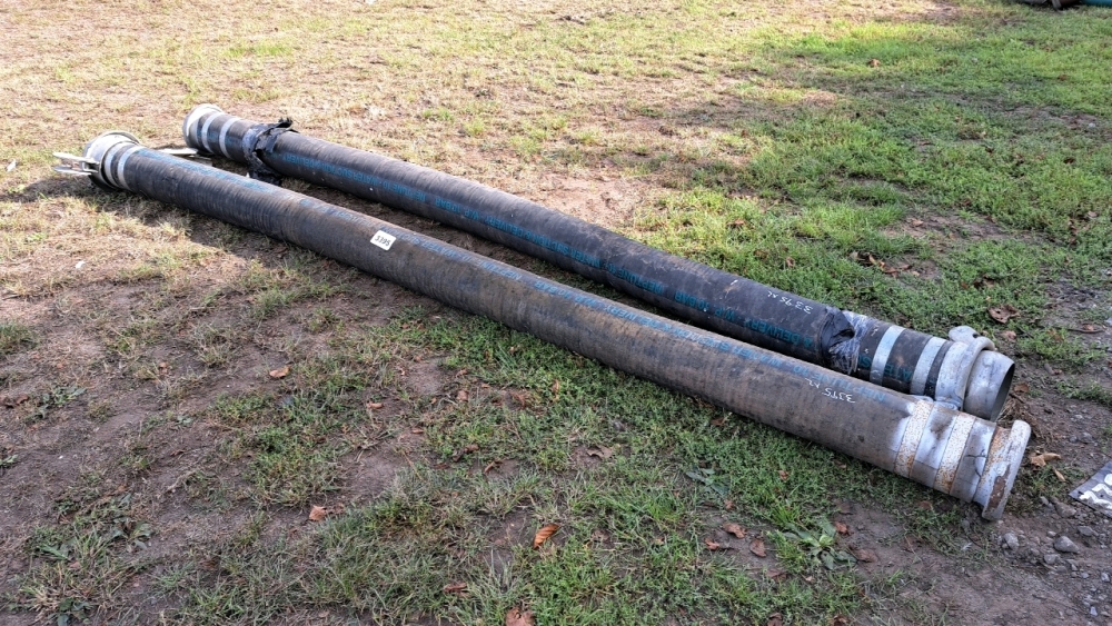 2 x 10ft suction pipes with 6 Bauer connectors | York Machinery Sale ...