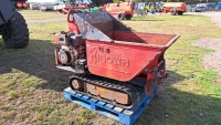 Hinowa diesel tracked dumper with auxilliary hydraulic port for breaker. Hole in diesel tank, needs repair, 2001