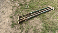 3x adjustable heavy duty used acro props