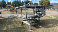 JT Universal cattle foot trimming crush, fully hydraulic c/w 240v hydraulic power pack, all in full working order, from small dairy farm