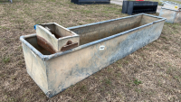 8ft Galvanised water trough, no leaks