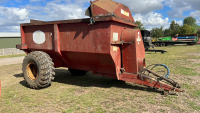 Marshall 1850 Jumbo muck/slurry spreader, working order, much of the pipework and some bearings recently replaced, simple machine, no gearboxes or floor chains to break. Holds around 10T