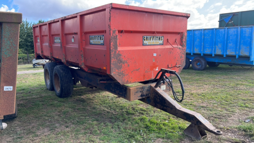 1993 Griffith 12T grain trailer