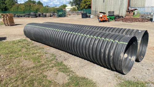 6m plastic drainage pipe, 1m diameter