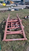 Vintage gypsy caravan turntable and axle