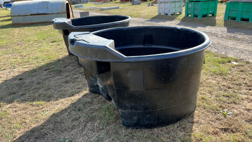 Large plastic water trough