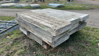 Quantity of concrete slats