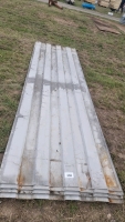 Various used coated metal roofing sheets