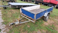 Single axle trailer