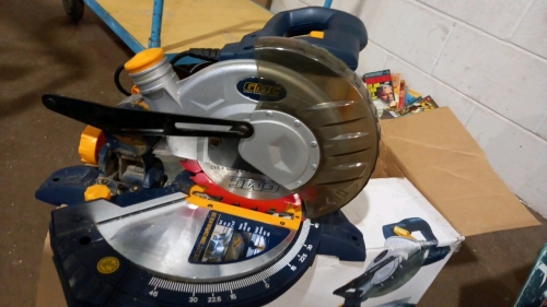 Gmc 210mm compound mitre saw discount