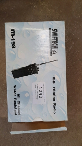 Swiftech VHF marine radio, water-proof