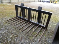 7ft manure fork, JCB brackets