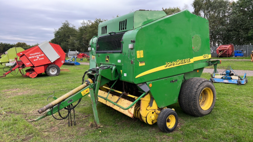 John Deere 578 round baler, electric controls, 2003