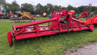 Tulip 4m power harrow c/w packer roller