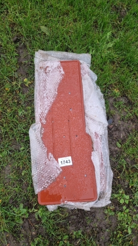 New tractor foot plates