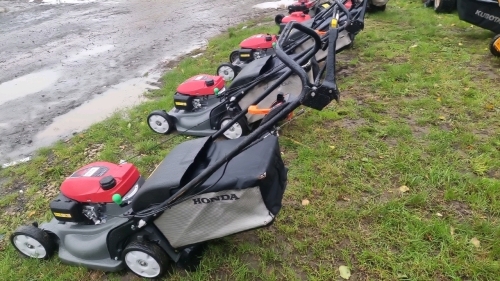 2019 Honda HRX537 Hydrostatic drive rotary mower with grass bag