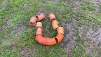 10 x drainage bends 100mm diameter