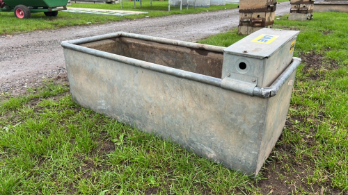 Galvanised water tight water trough