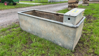 Galvanised water tight water trough