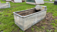Galvanised water tight water trough