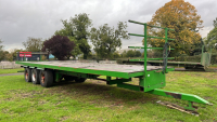 36' 3 Axle bale trailer