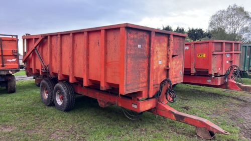 8T Triffitt tipper trailer, 1986