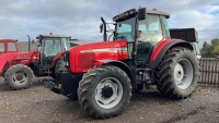 Massey Ferguson 8220 tractor, front linkage and PTO, 7500 hours, 2001