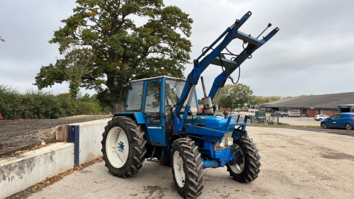 Ford 4610 4wd tractor c/w power loader, power steering, pick up hitch, 2 owners from new, F457 SEH