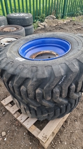 4 x 15/19.5 wheels and tyres