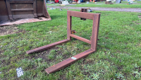 Fork tines attachment for back of tractor