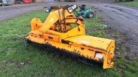 Votex front mounted flail topper with hydraulic pull suspension