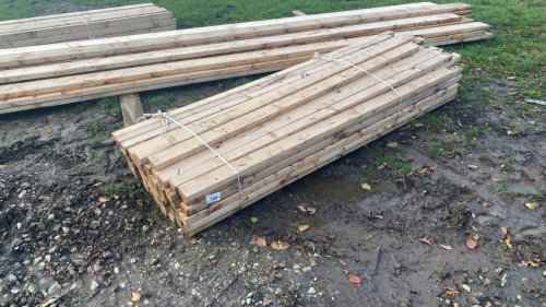 62 x 3.5"x1.5" timbers 7ft+ long