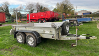 Graham Edwards GP85DB trailer, gross weight 2600kg, hitch lock and data tag, serviced by manufacturer Dec 2021, vgc