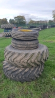 4 x JCB wheels and tyres