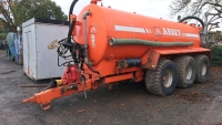 2014 Abbey 3500 twin axle slurry tanker, forced steer, air and hydraulic, whisk and float, c/w 2015 Abbey 7.5m trailing shoe