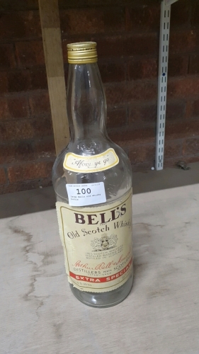 Large Bells old whisky bottle