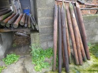 42 x 5ft fence posts, mostly 3"