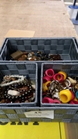 Quantity of costume jewellery and vintage plastic rings