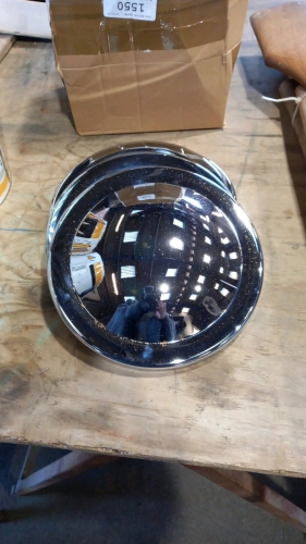 4 x chrome Morris Minor hub caps