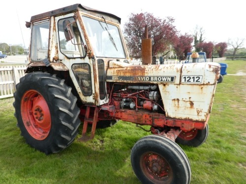 David Brown 1212 tractor, with V5 DAO 922T