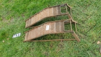 Drive on car ramps 90x17cm max height 25cm