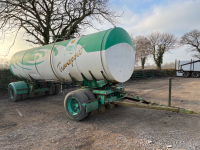 15,000ltr bowser, stainless steel tank, ex milk tanker